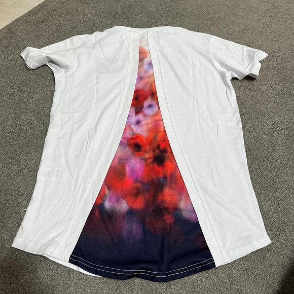 Sik Silk: NWOT Racerback Multicolored T-Shirt - Picture 1 of 10